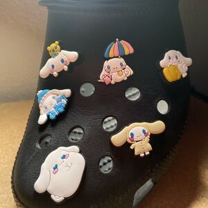 6 pc cinnamoroll croc charms